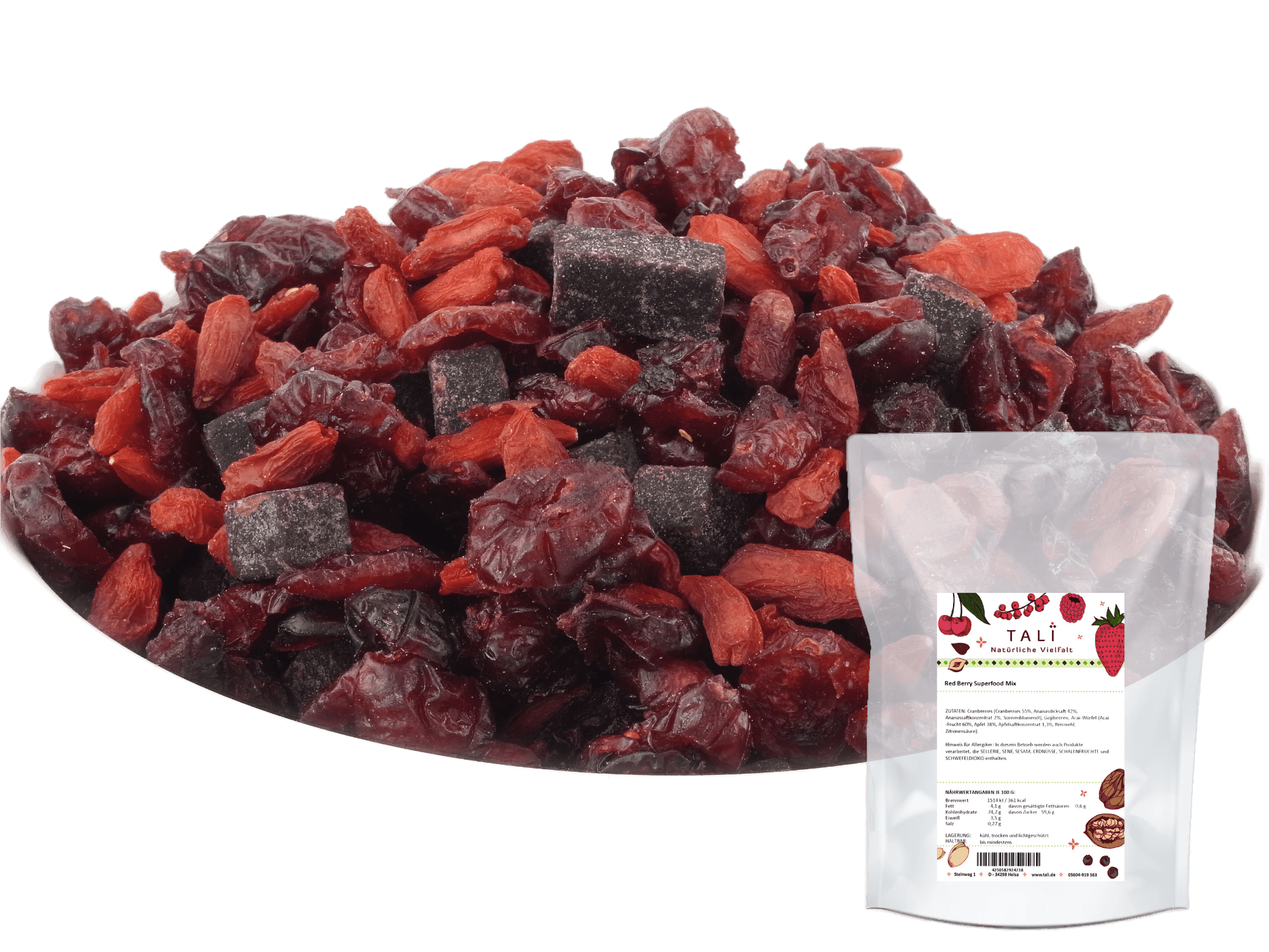 Red Berry Superfood Mix 1000 g