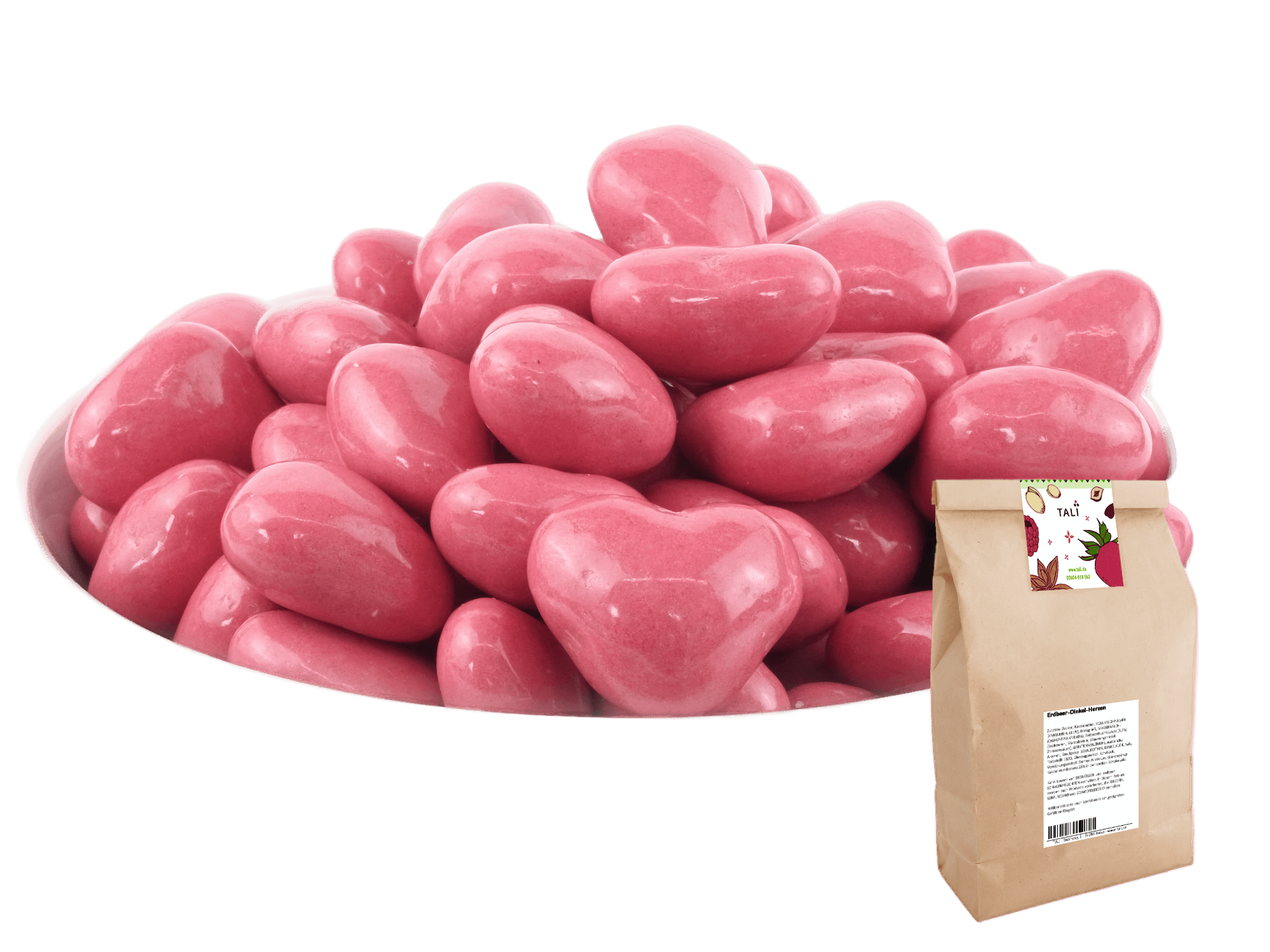 Erdbeer-Dinkel-Herzen 1000 g