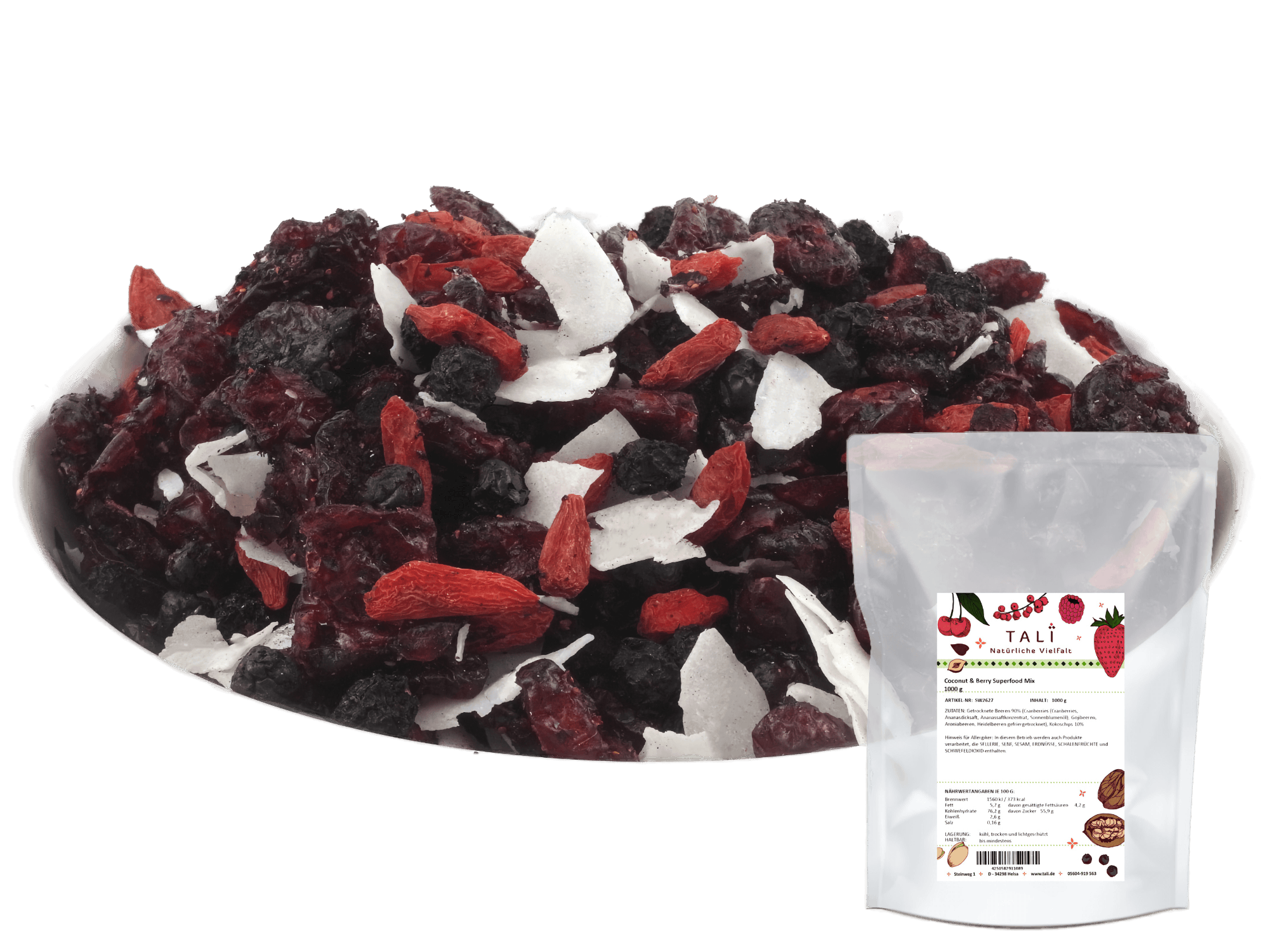 Coconut & Berry Superfood Mix 1000 g