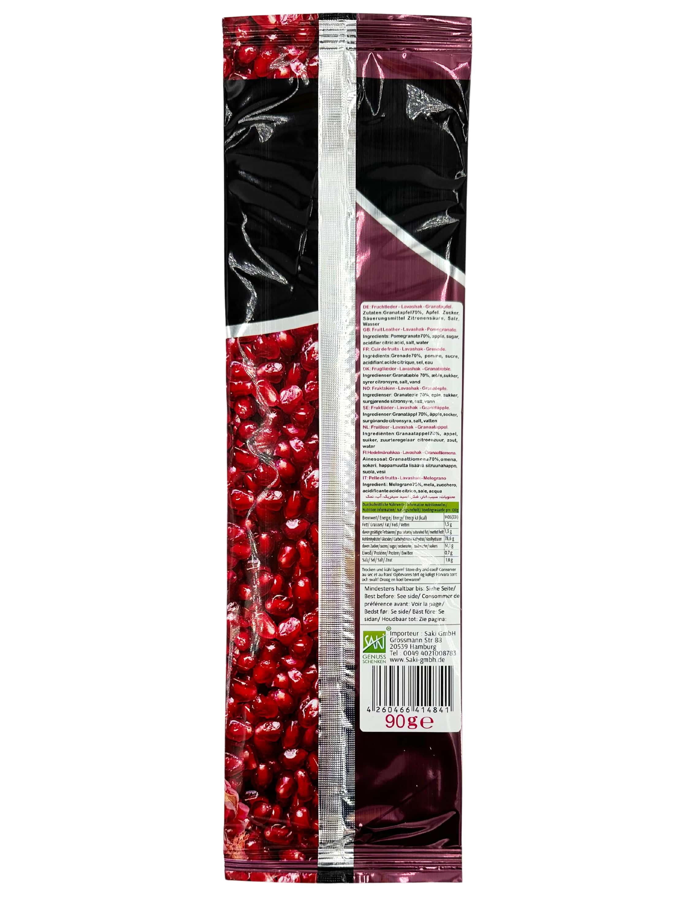 Lavashak Granatapfel 90 g