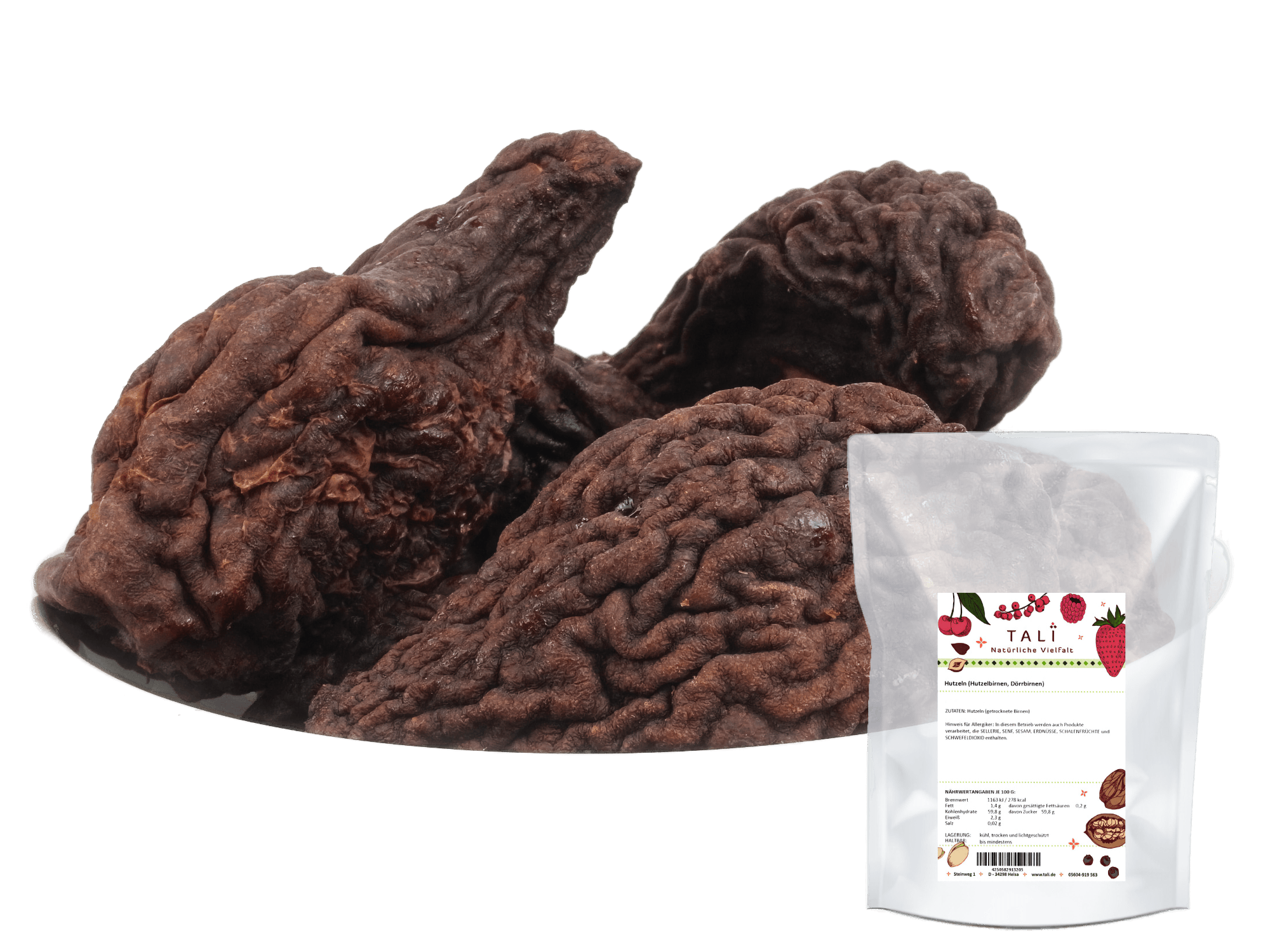 Hutzeln (Hutzelbirnen, Dörrbirnen) 250 g