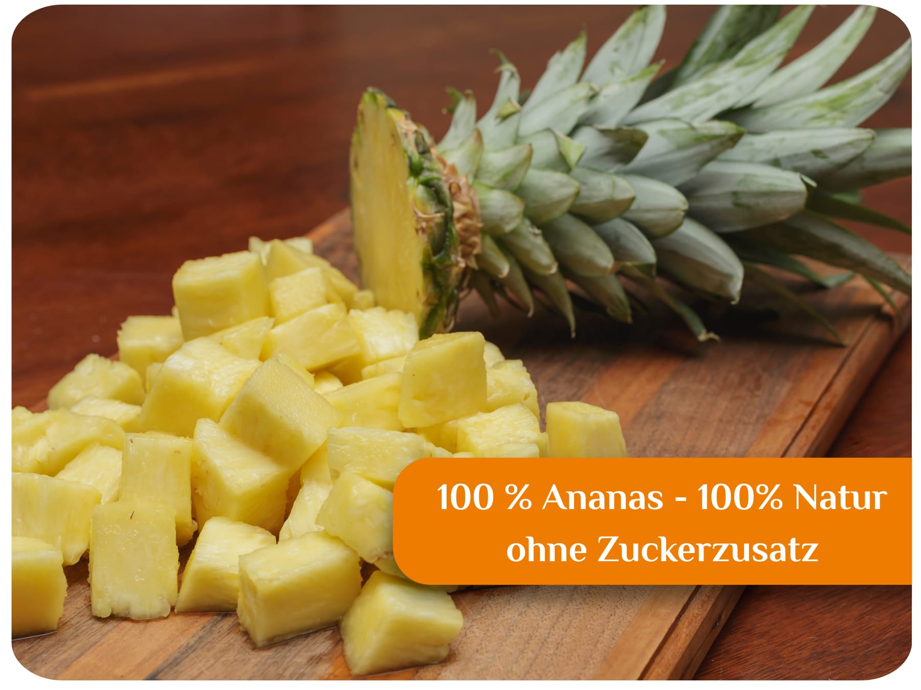 Ananasstücke gefriergetrocknet 200 g