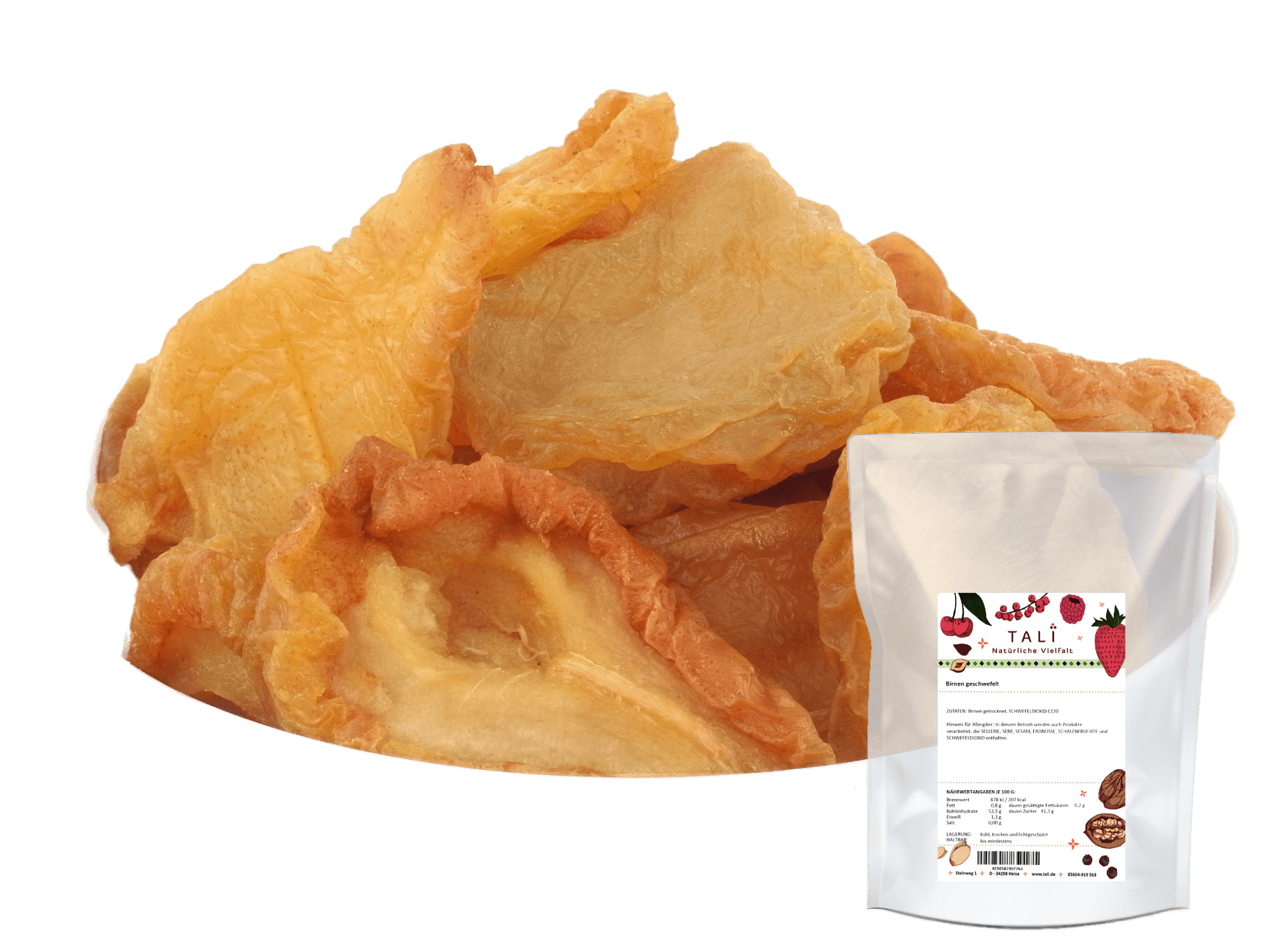 Birnen geschwefelt 1000 g