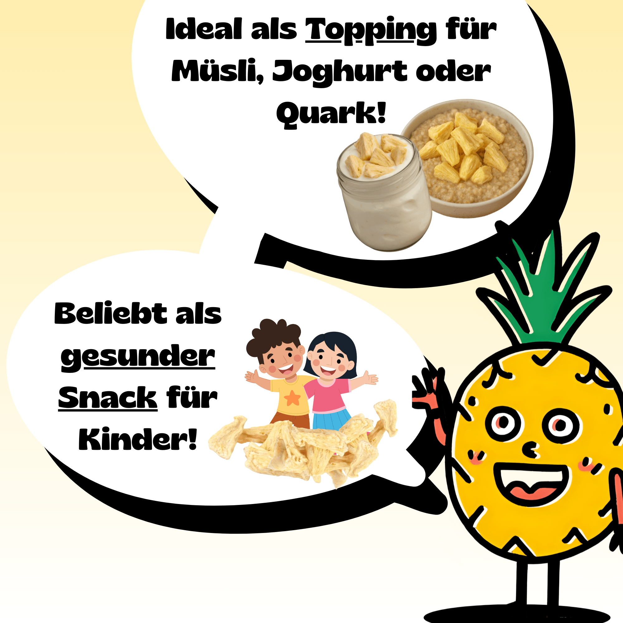 Ananas gefriergetrocknet 200 g