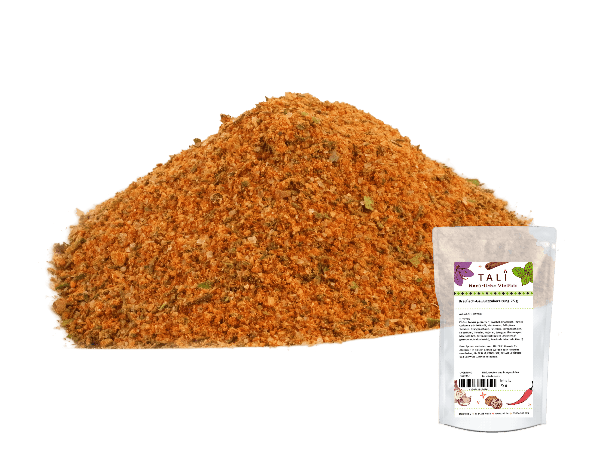 Bratfisch-Gewürzzubereitung 75 g