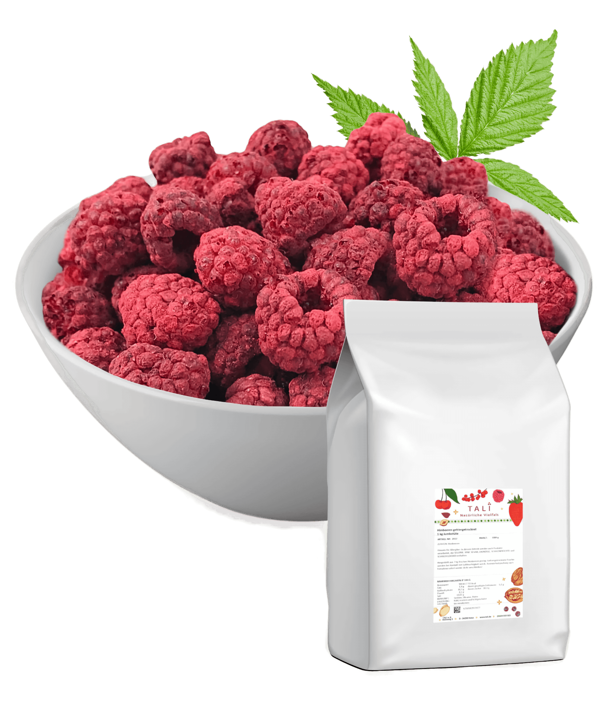 Himbeeren gefriergetrocknet 1 kg