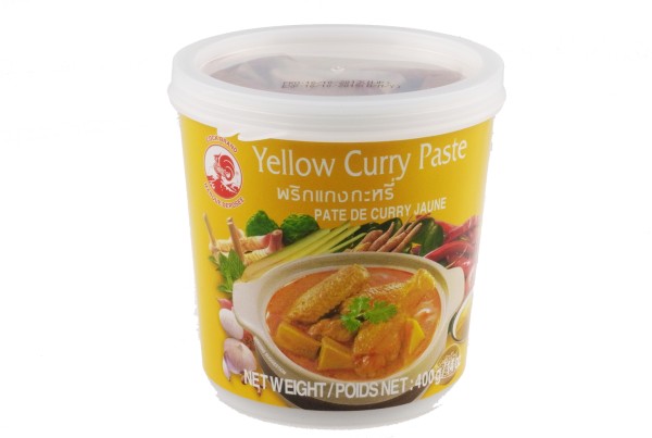 Curry-Paste thailändisch, gelb, 400 g (Cock Brand)