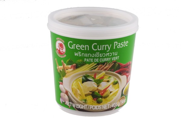 Curry-Paste thailändisch, grün, 400 g (Cock Brand)