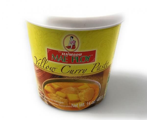 Curry-Paste thailändisch, gelb, 400 g (Mae Ploy)