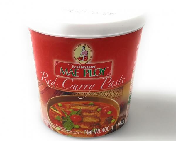 Curry-Paste thailändisch, rot, 400 g (Mae Ploy)