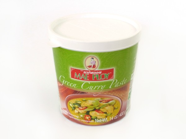 Curry-Paste thailändisch, grün, 400 g (Mae Ploy)