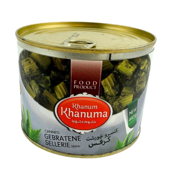 Khoreshte karafs - persischer Sellerie (Konserve) Khanum Khanuma 440 g